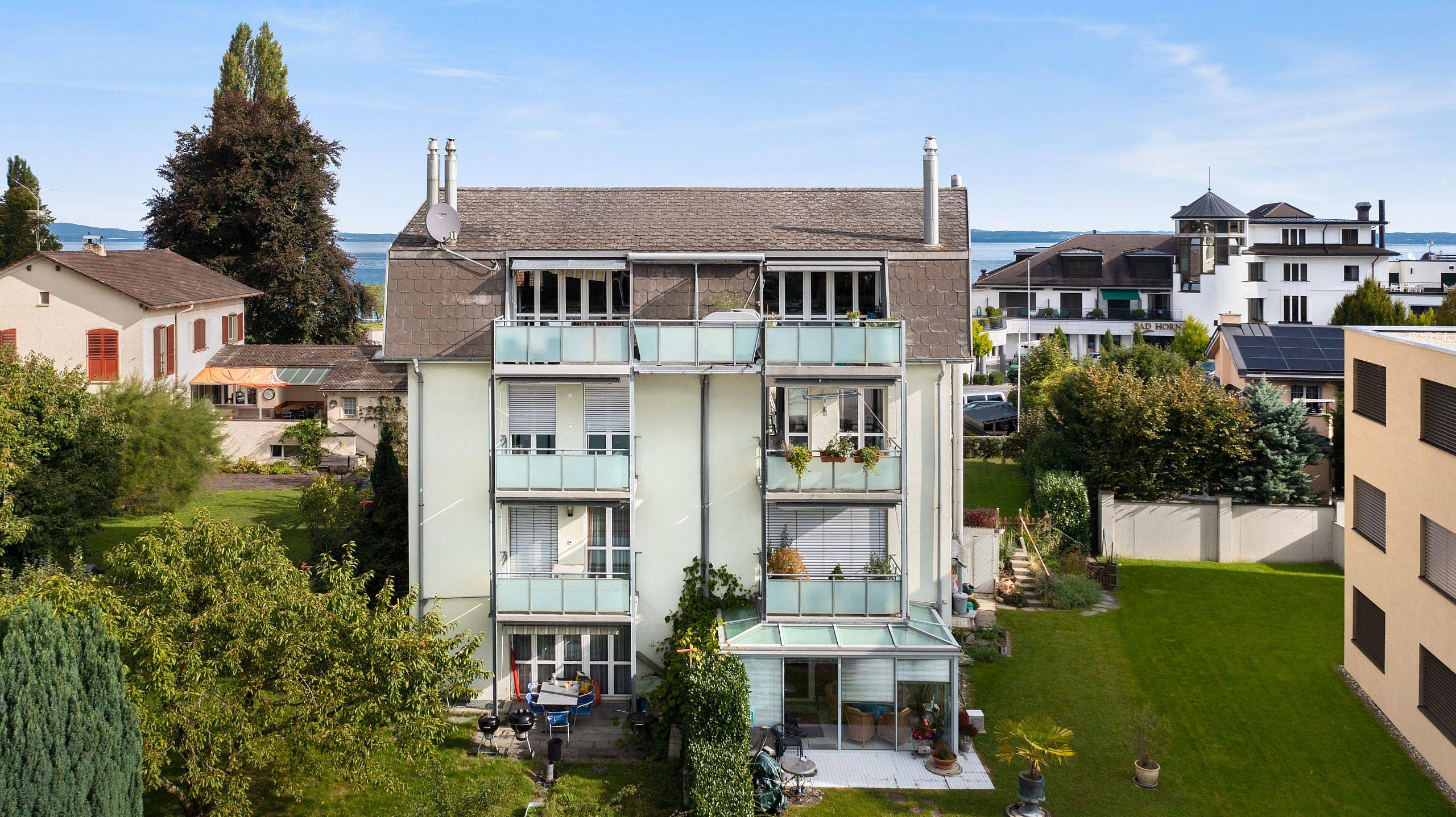 Attraktive Gartenwohnung mit Wintergarten am Bodensee
