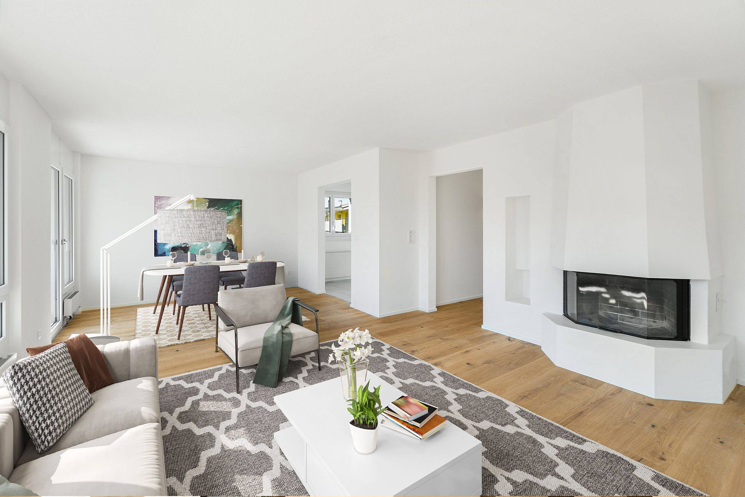 Traumwohnung: Renoviert, erstklassig, idyllisch!
