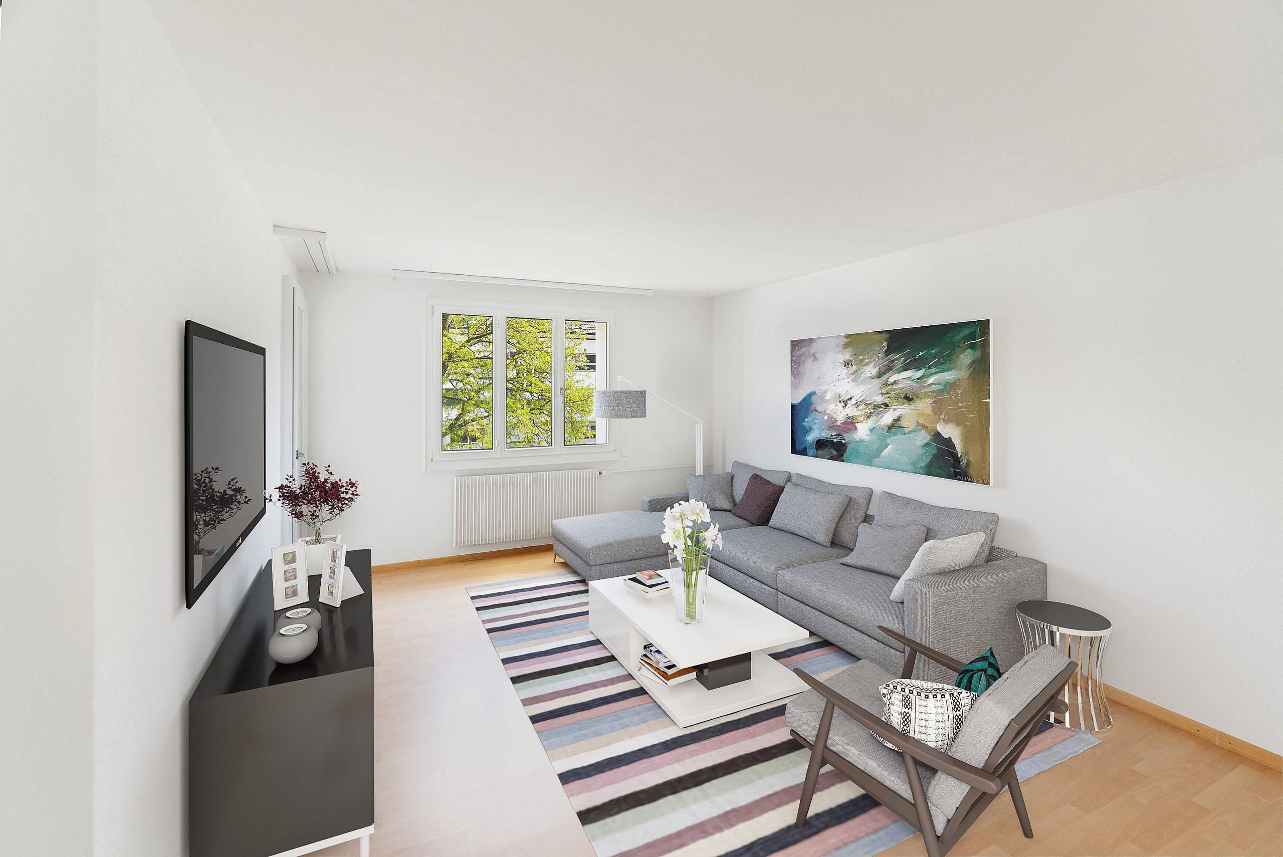 Schöne 4-Zimmer Wohnung mit grossem Balkon
