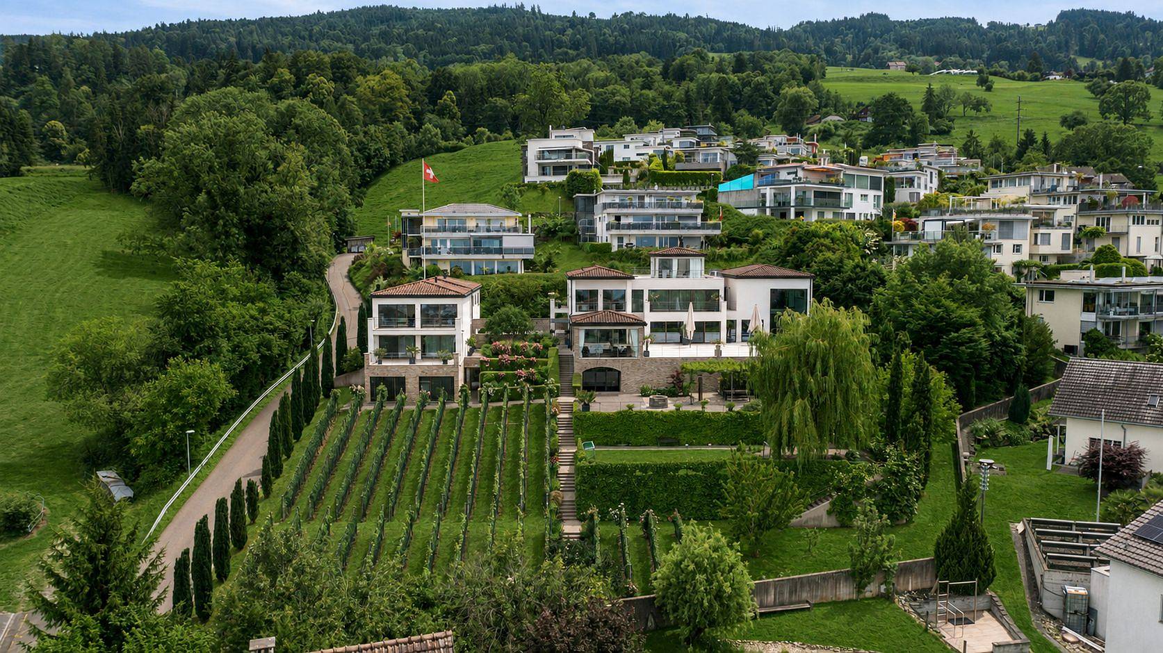 Privatresidenz mit privilegierter Panoramalage über dem Bodensee